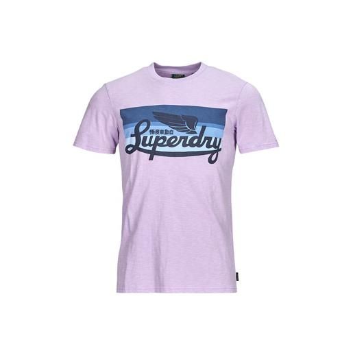 Superdry t-shirt Superdry cali striped logo t shirt