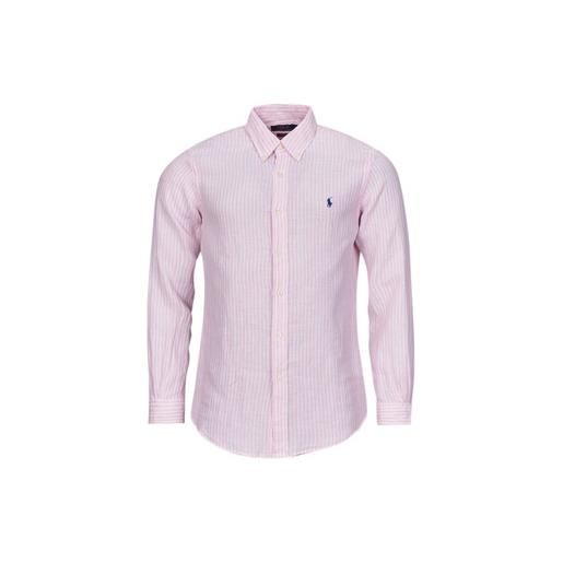 Polo Ralph Lauren camicia a maniche lunghe Polo Ralph Lauren chemise coupe droite en lin
