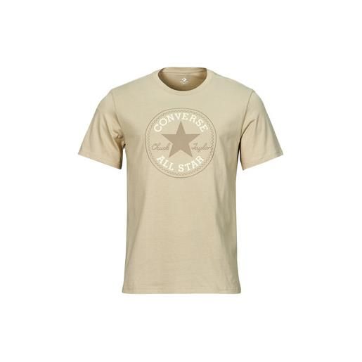 Converse t-shirt Converse chuck patch tee beach stone / white