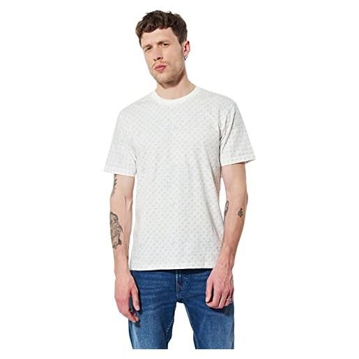 Kaporal tee shirt uomo-modello pedro-colore paper-taglia s, carta, s