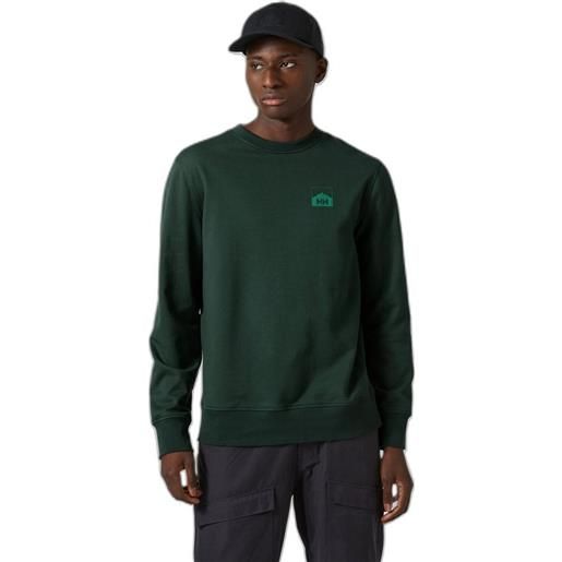 Helly Hansen nord graphic sweatshirt verde s uomo