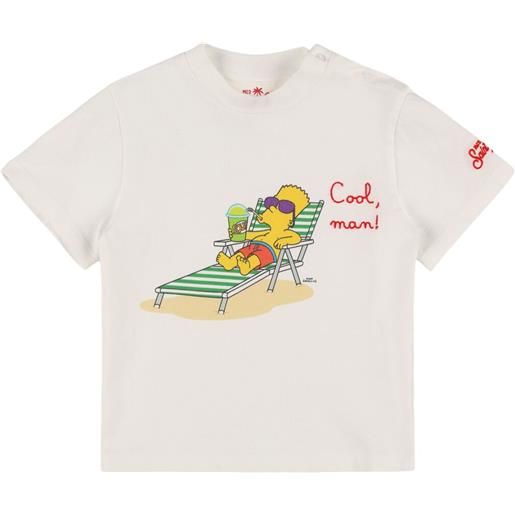 MC2 SAINT BARTH t-shirt in jersey di cotone con stampa