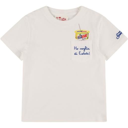 MC2 SAINT BARTH t-shirt estathé in jersey di cotone con stampa