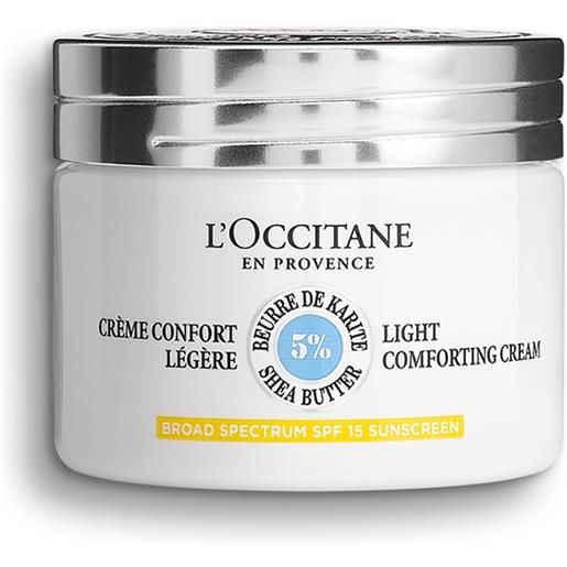 L'OCCITANE EN PROVENCE crème confort légère karité spf 15 crema viso leggera 50 ml