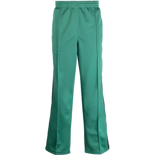 Needles pantaloni sportivi con bande laterali - verde