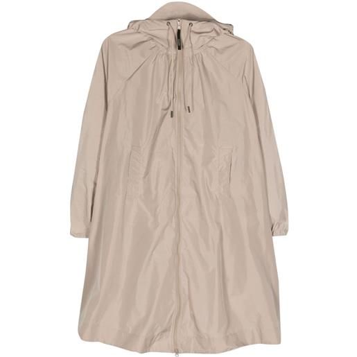 ASPESI lightweight hooded coat - toni neutri