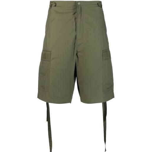 Maharishi original zip-up cargo shorts - verde