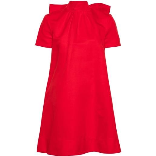 STAUD ilana mini dress - rosso