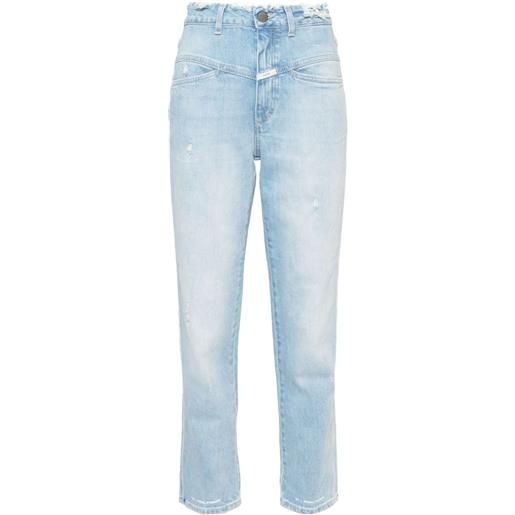 Closed mid-rise cropped jeans - blu