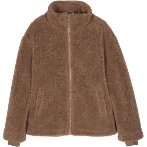 The Upside giacca hudson in shearling - marrone