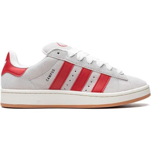 adidas sneakers campus 00s crystal white better scarlet - grigio