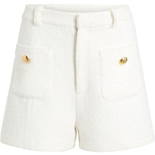 Cinq A Sept shorts auden corti in tweed - bianco
