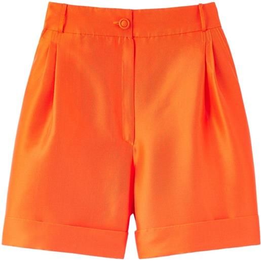 DESTREE shorts daniel con pieghe - arancione