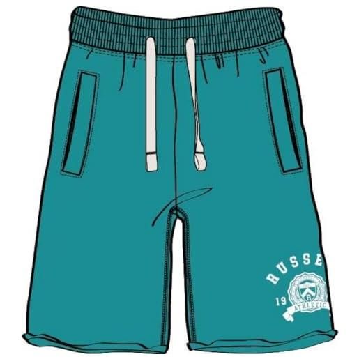 Russell Athletic a30601-l6-146 alpha-seamless shorts uomo pantaloncini lake blue taglia xl