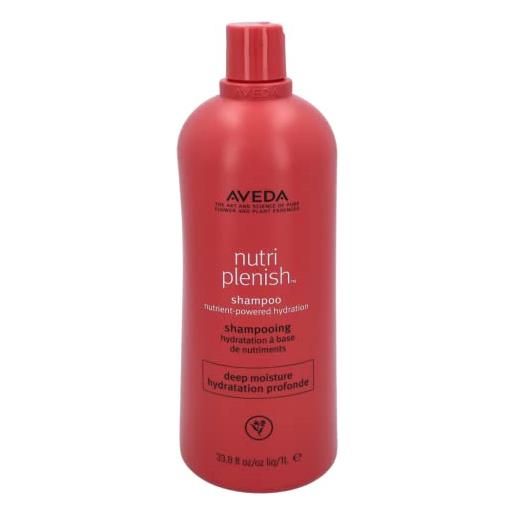 Aveda nutri plenish deep moisture shampoo 1000ml - shampoo idratante ricco capelli grossi