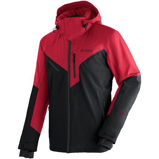 Maier Sports waterproof touring pajares jacket rosso, nero l / short uomo