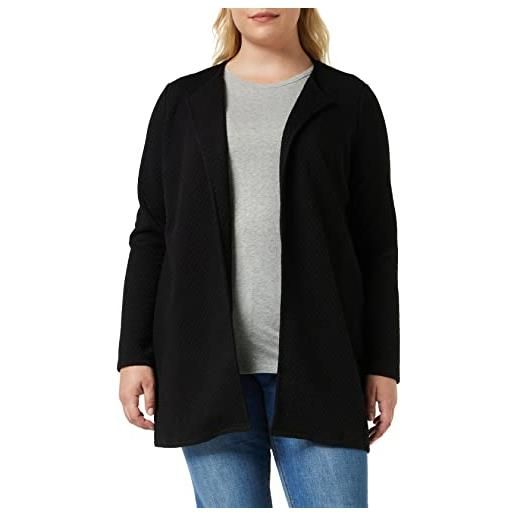 Vila clothes vinaja new long jacket-noos, blazer donna, nero (black black), 38 (taglia produttore: medium)