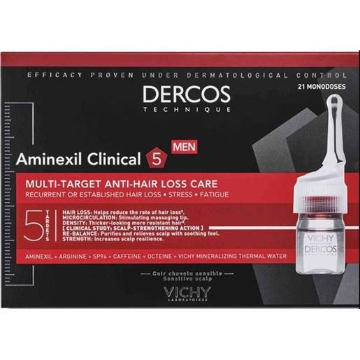 Dercos aminexil uomo 12 fiale 6 ml - vichy - 979369319