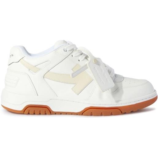 Off-White sneakers out of office in pelle - bianco