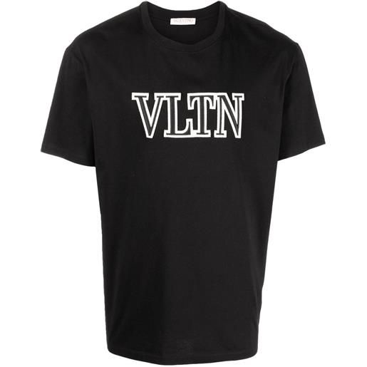 Valentino Garavani t-shirt vltn con ricamo - nero