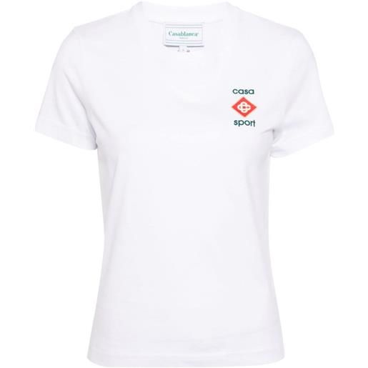 Casablanca casa sport organic cotton t-shirt (pack of two) - bianco