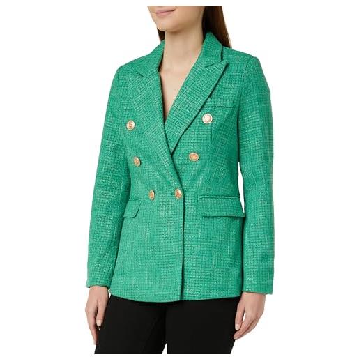 NAEMI donna bouclé blazer 29027799-na01, verde smeraldo, s