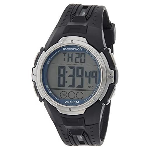 Timex t5k359 orologio digitale da polso da uomo, resina, nero