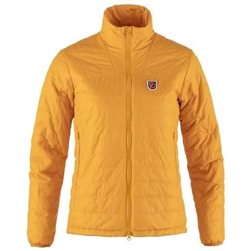 Fjallraven 86334-161 expedition x-lätt jacket w giacca donna mustard yellow taglia l