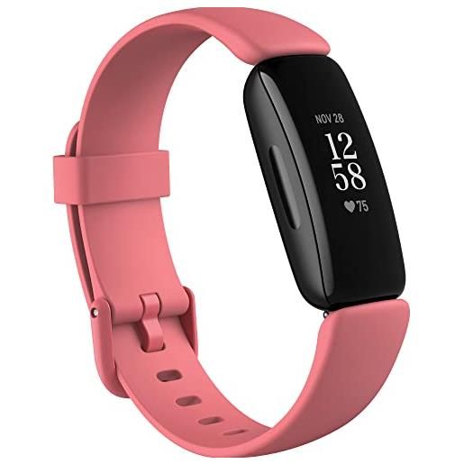 Fitbit inspire 2 health & fitness tracker with a free 1-year Fitbit premium trial, 24/7 heart rate & up to 10 days battery, desert rose