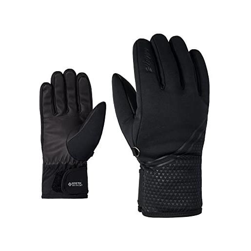 Ziener gloves kanta - guanti da sci da donna, donna, 801156, nero, 8.5