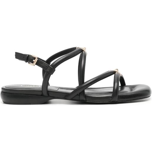 Ash ruby leather sandals - nero