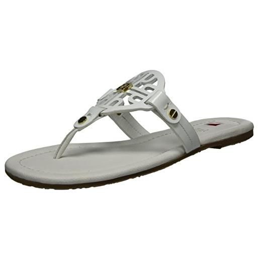 Högl 3-10 0904 0200, sandali a punta aperta donna, bianco (weiss0200), 40 eu