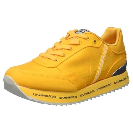 Replay penny jr cvs, scarpe da ginnastica, 087 giallo, 32 eu