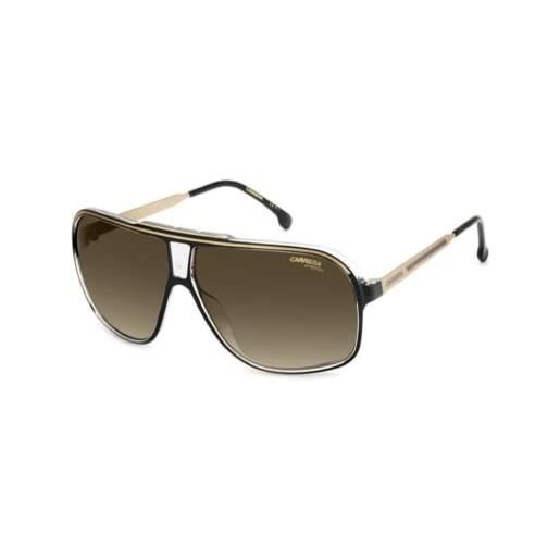 Carrera occhiali da sole grand prix 3 black gold/brown shaded 64/9/135 uomo