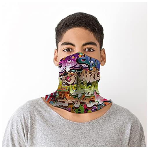 Puckator sciarpa - bandana copri viso - scaldacollo - graffiti