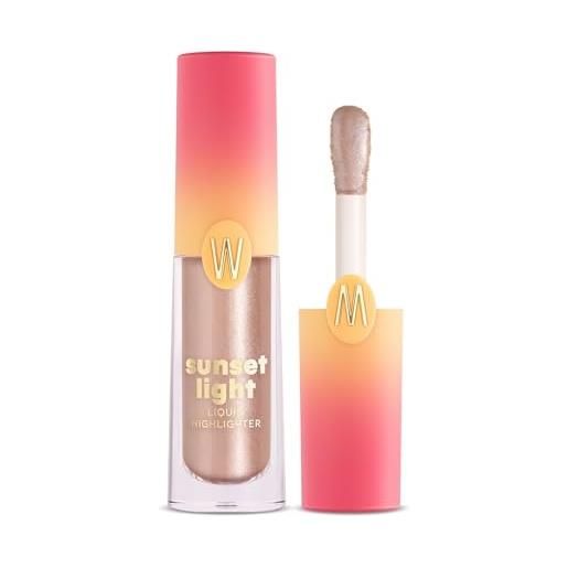 WYCON cosmetics sunset light liquid highlighter illuminante liquido dal finish super glow - 01 gold