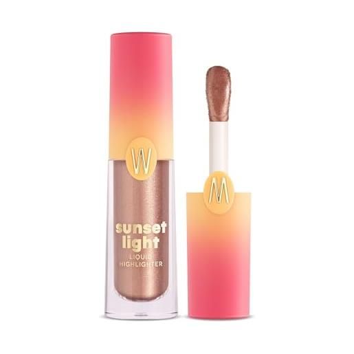 WYCON cosmetics sunset light liquid highlighter illuminante liquido dal finish super glow - 02 rosé