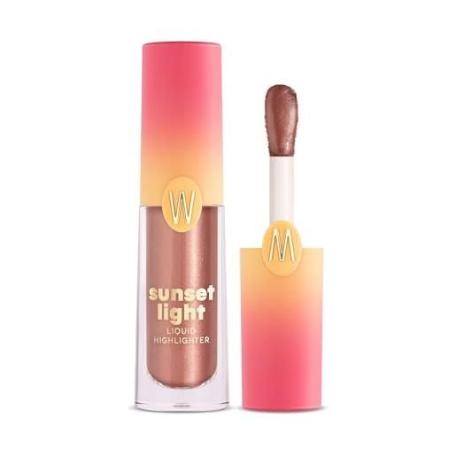 WYCON cosmetics sunset light liquid highlighter illuminante liquido dal finish super glow - 03 copper