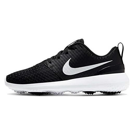 Nike roshe g jr, sneaker, black/metallic white-white, 35 eu