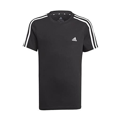 adidas b 3s t, t-shirt bambino, black/white, 1112