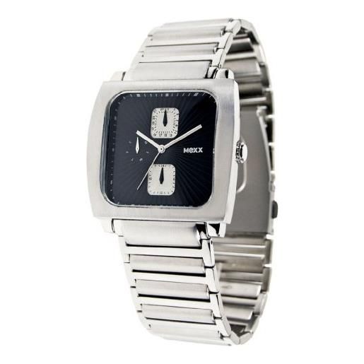 Mexx imx3021 - orologio analogico da uomo al quarzo con cinturino in acciaio inox argento