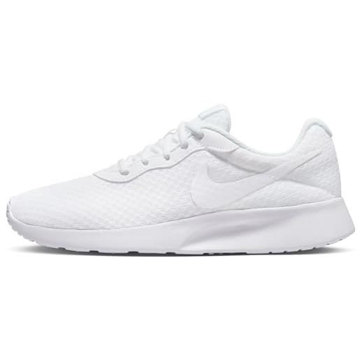 Nike tanjun, sneaker donna, white volt, 37.5 eu