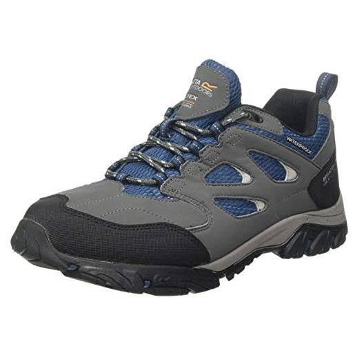 Regatta holcombe iep low rise hiking boot, stivali da escursionismo uomo, grigio (granite/blue wing qy4), 44 eu