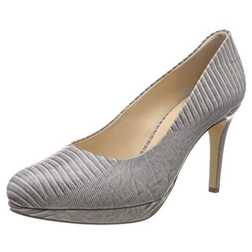 Högl studio 80, scarpe col tacco con plateau donna, grigio (stone 6800), 37 eu