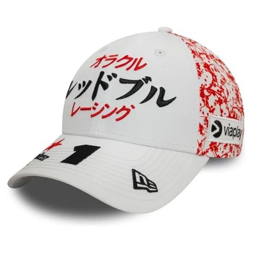 New Era red bull racing f1 9forty japan gp team driver cap, bianco / rosso - mv 1, taglia unica