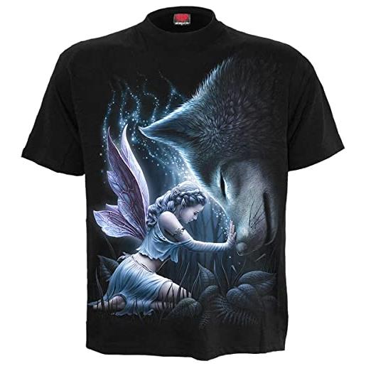 Spiral - sacred bond - t-shirt nera regular per uomo - xl