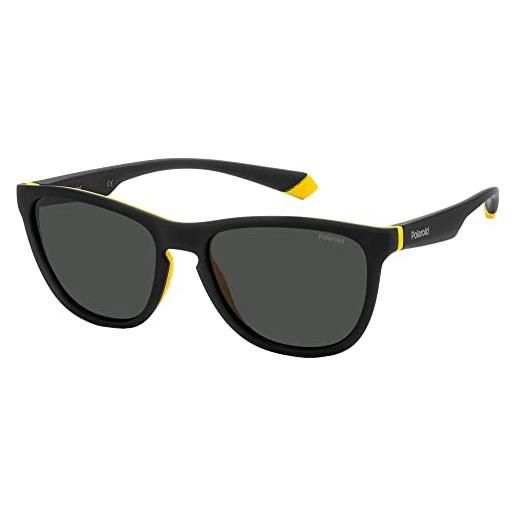 POLAROID pld 2133/s occhiali da sole da uomo nero e giallo