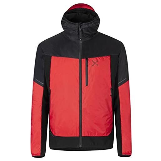 MONTURA escape hybrid jacket mjak79x 18 colore rosso giacca ibrida ideale per attività outdoor come ski alp alpinismo arrampicata