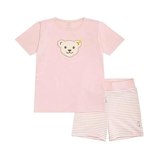 Steiff basic set di pigiama, argento e rosa, 98 cm unisex-adulto
