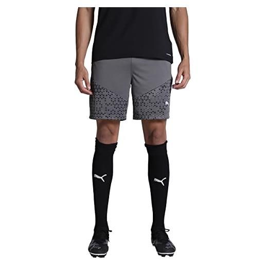 PUMA teamsport - pantaloncini da calcio, in tessuto, taglia m, colore: nero